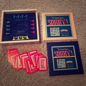 SORRY! nostalgia games series, wooden box set